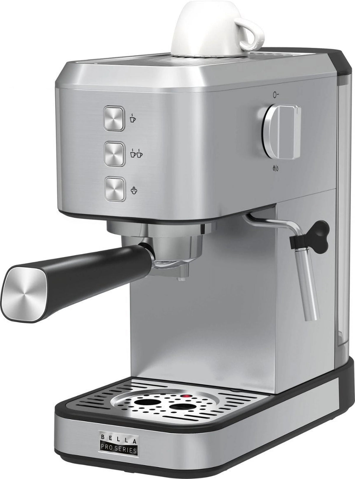 Slim Espresso Machine with 20 Bars of Pressure Stainless Steel Z692