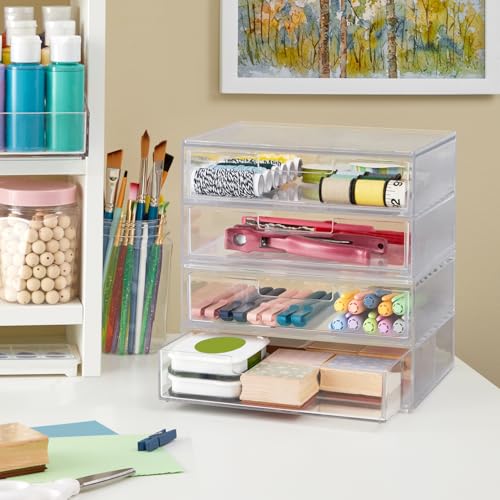 Clear 4 Drawer Organizer G61261