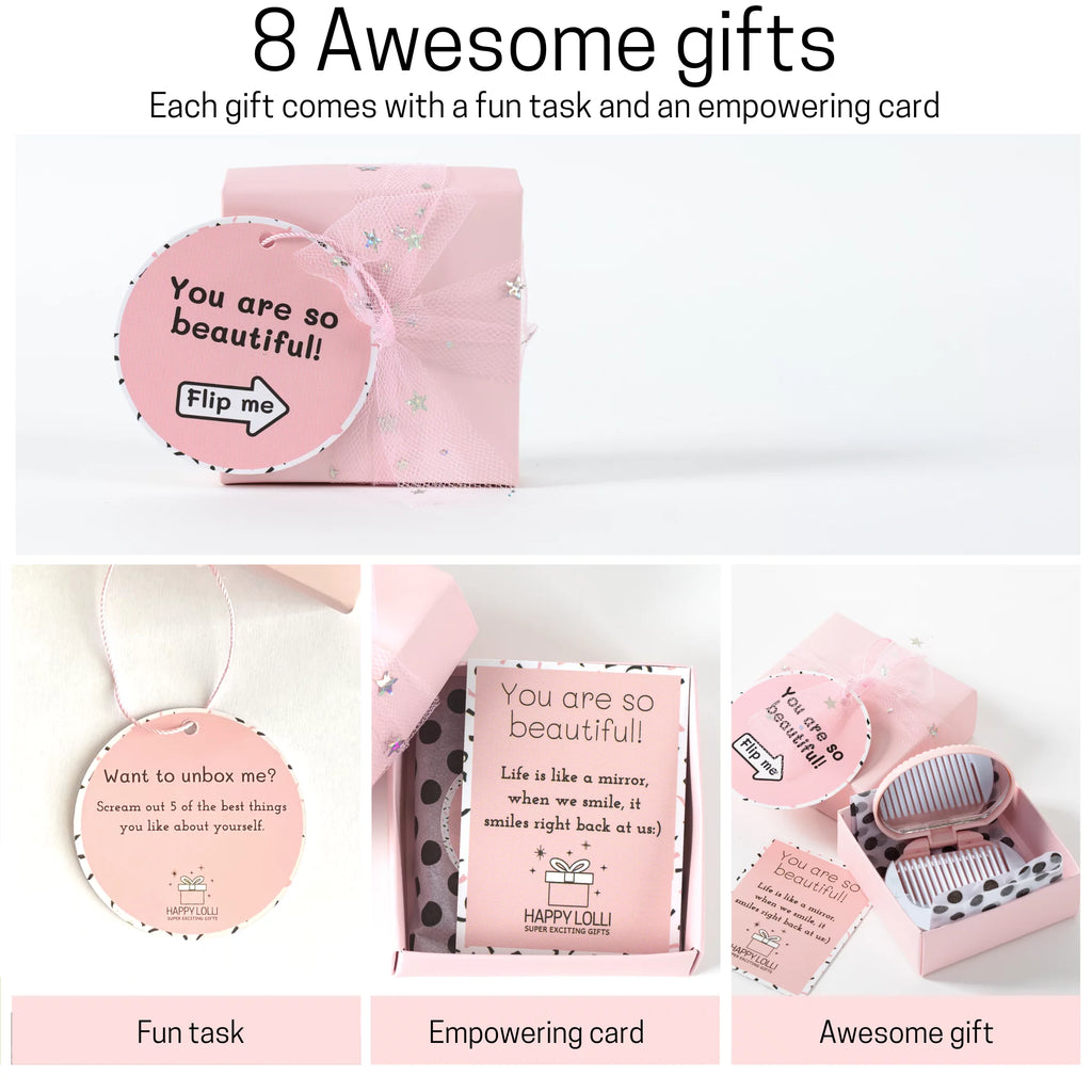 Pink 8 Wrapped Gifts in 1 Box U43810
