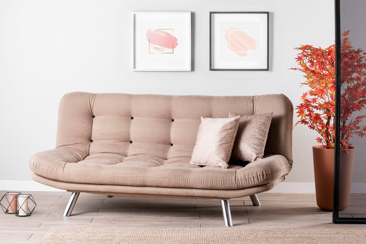 Armless Futon Sofa Sleeper Sofa O9676
