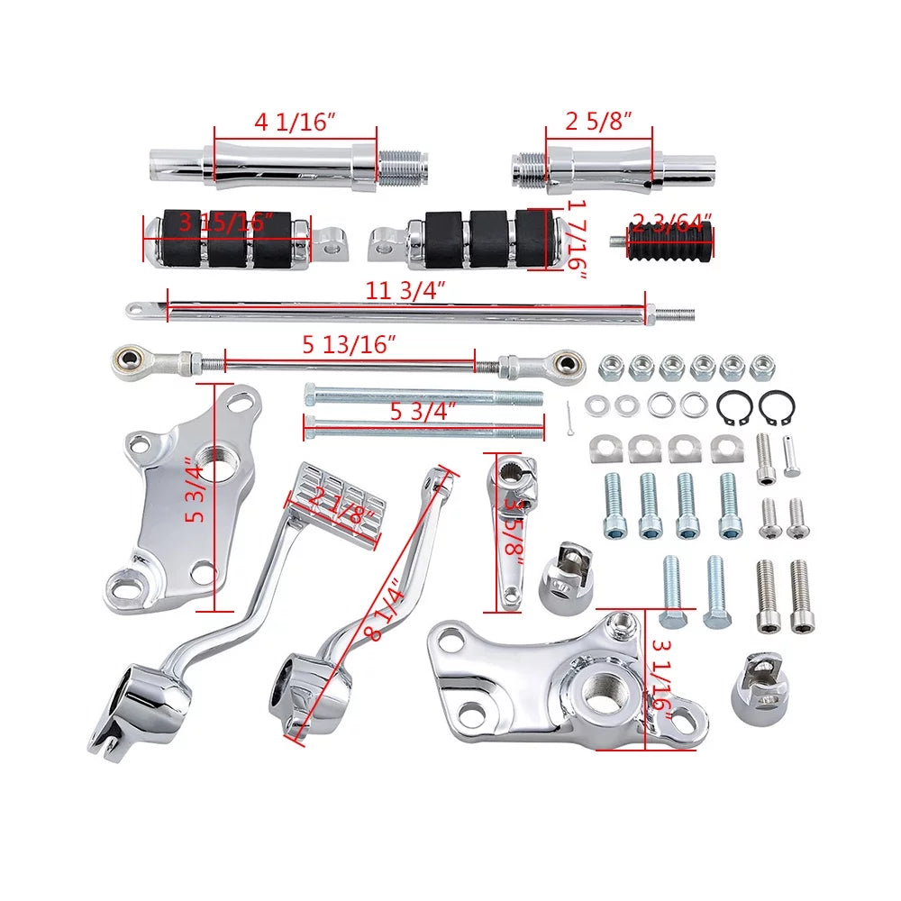 Chrome Forward Controls Kit E427