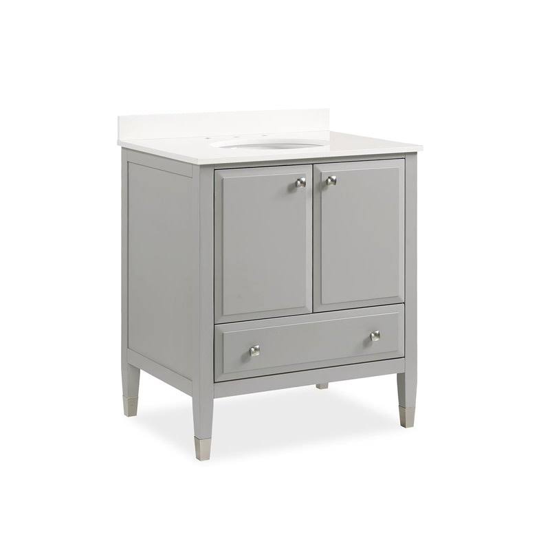Gray Bathroom Vanity with Sink H315