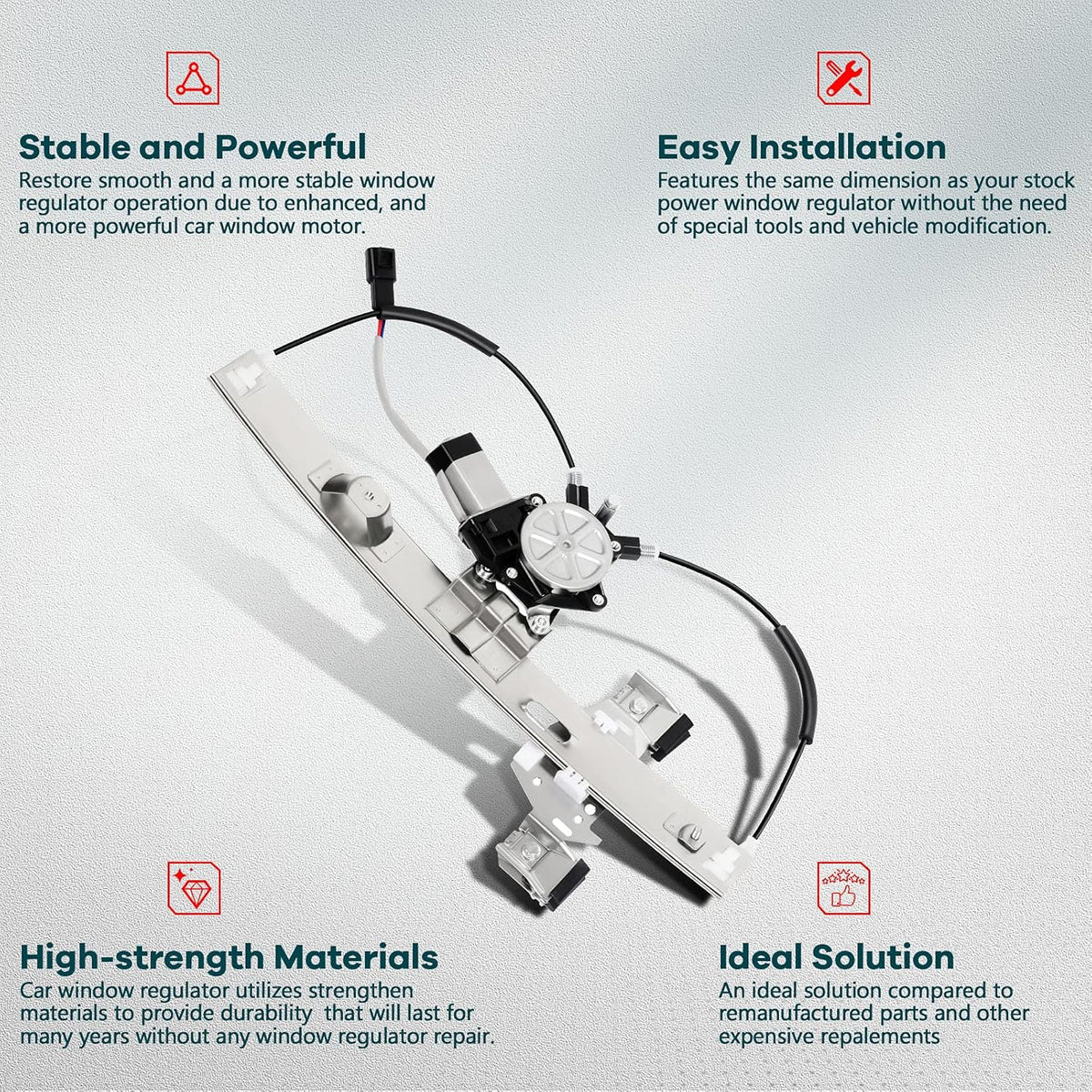 Rear Right Power Window Regulator with Motor Pack of 2 Y984575