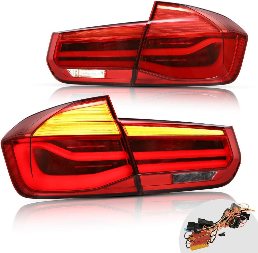 LED Sequential Tail Lights with Fiber Optic DRLs K159