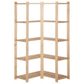 5-Tier Solid Wood Pine Corner Rack A19239