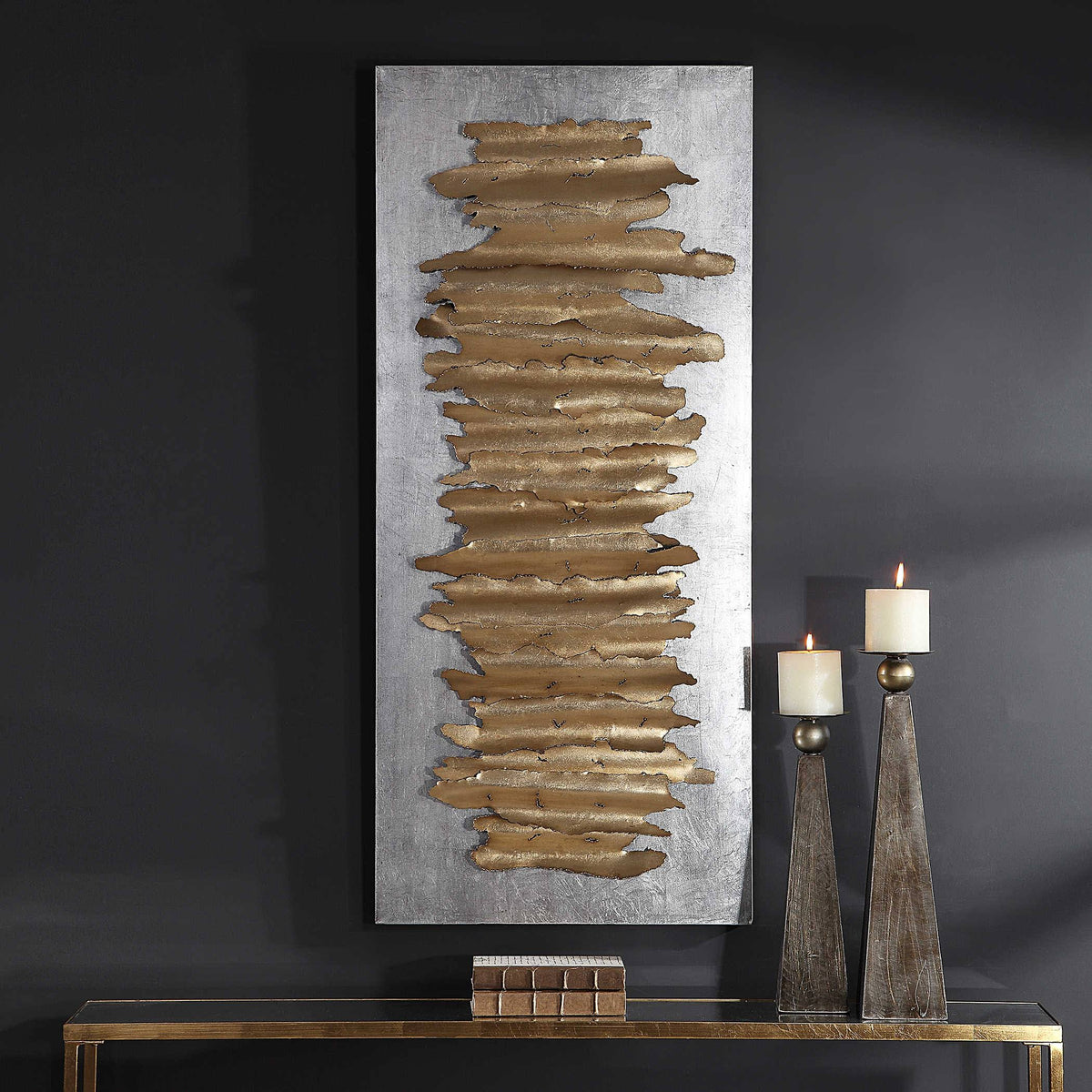 Gold Metal Wall Decor H8494