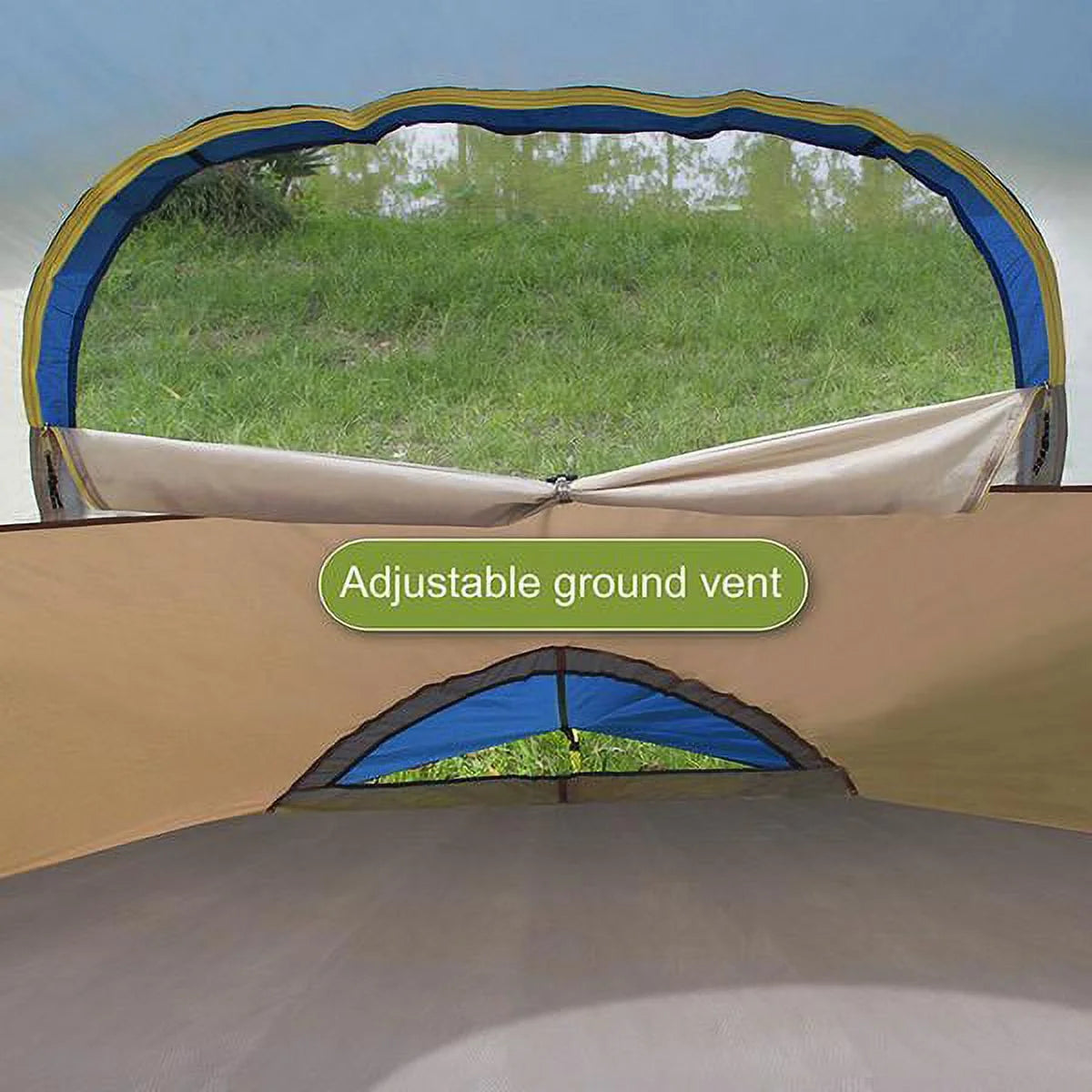 14' x 10' 6 Person Pop up Dome Tent with Carry Bag E8216