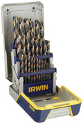 Black & Gold High-Speed Metal Drill Bit Set with Case V889