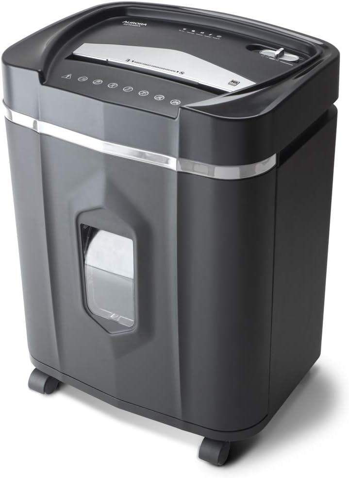 Anti-Jam 16 Sheet Crosscut Paper Shredder J496256