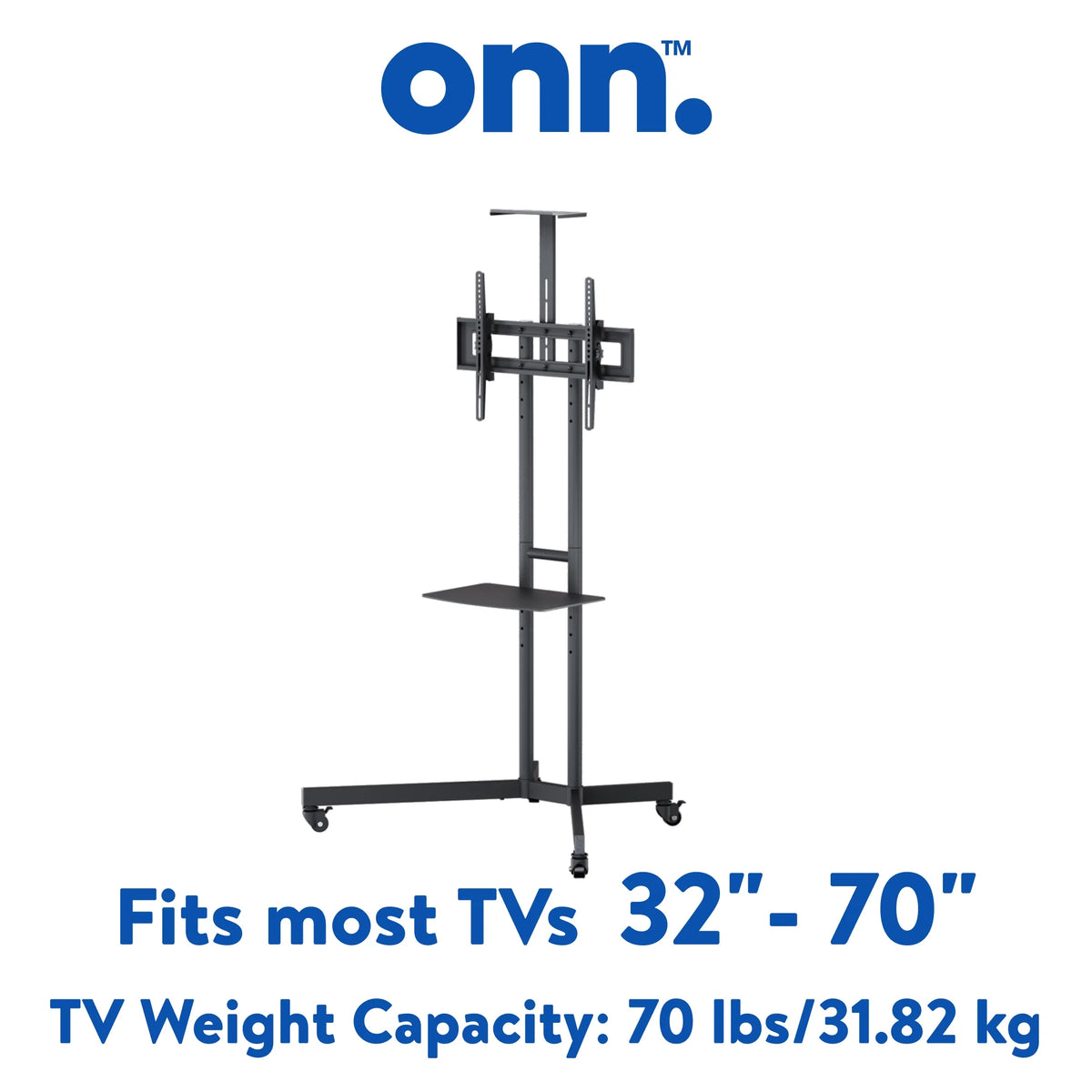 Rolling Floor TV Stand 32"-70" X39409