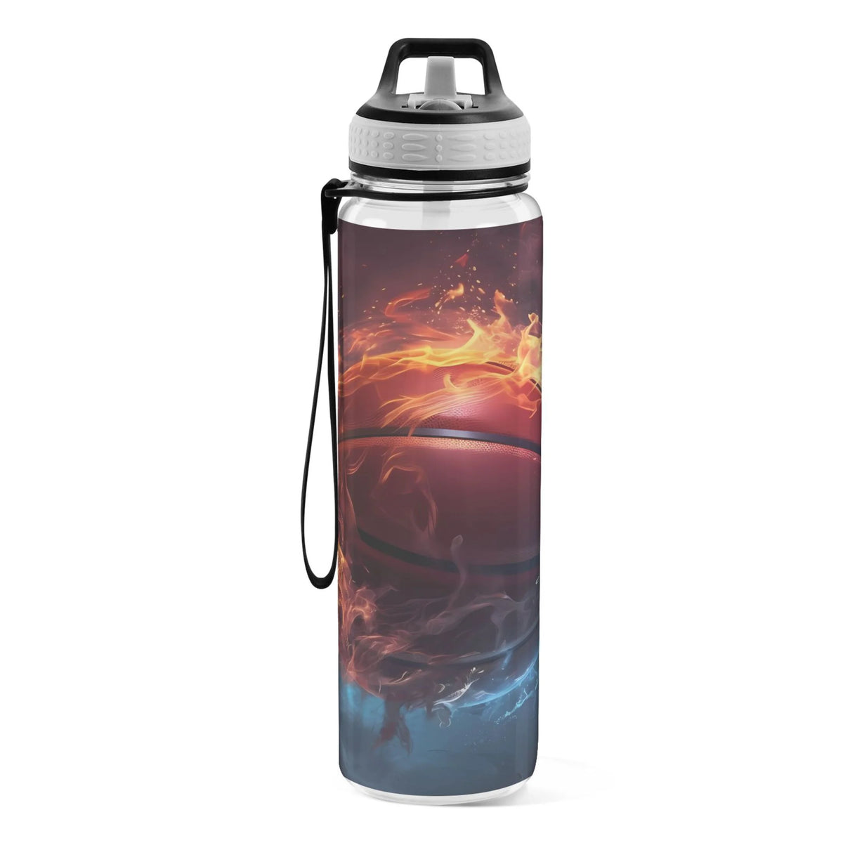 32oz Tritan Leakproof Clear Sports Water Bottle C587
