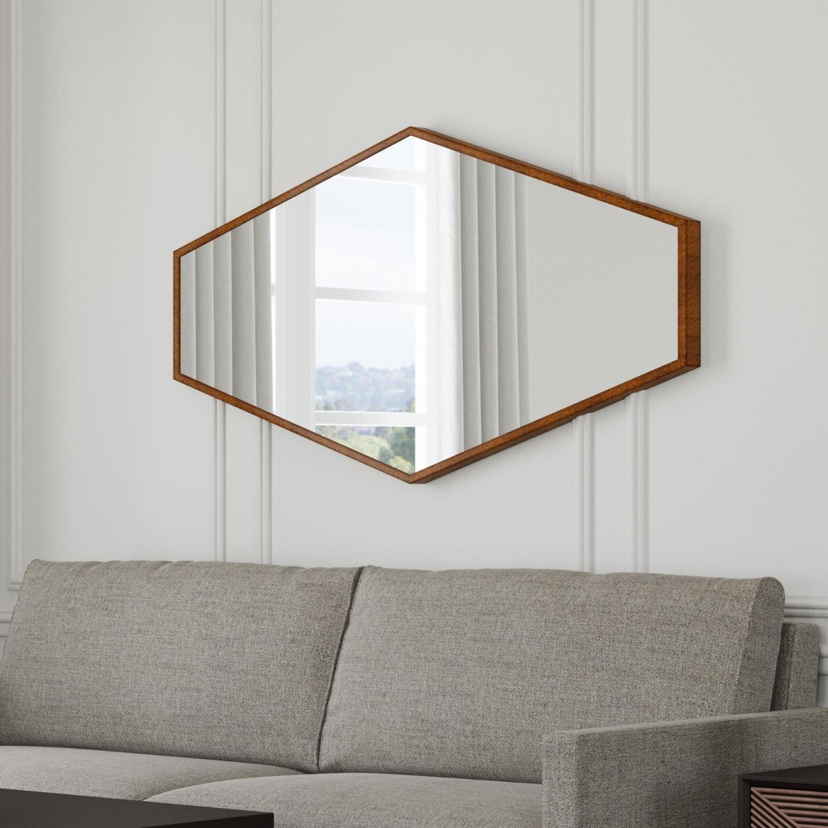 Gold Leaf Wall Mirror Z8503