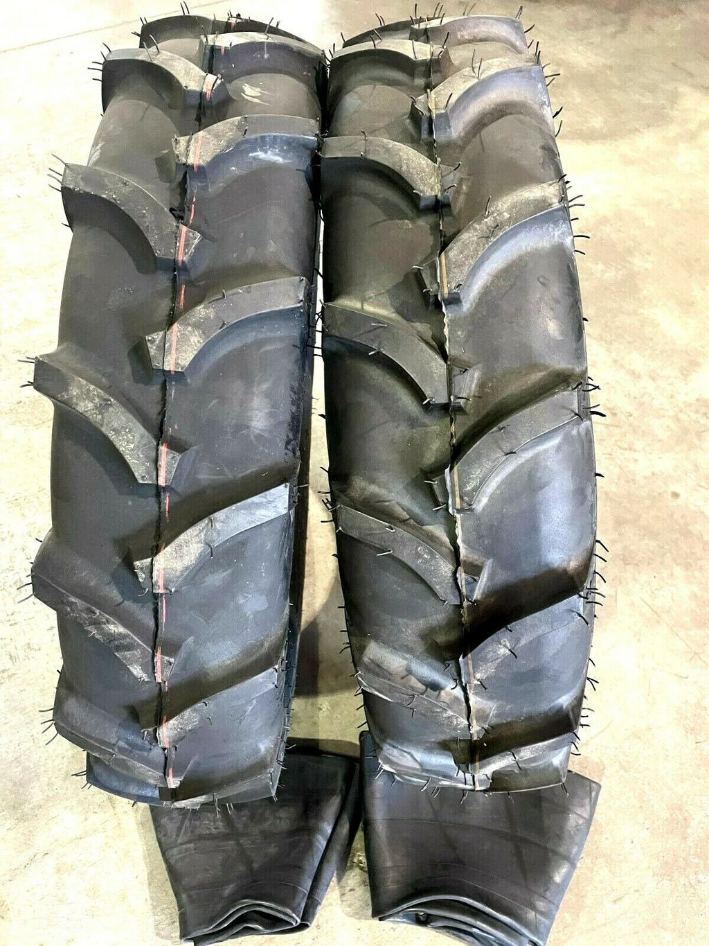 7.50-16 Farm Tractor Lug Tires With Tubes 8 Ply D726003