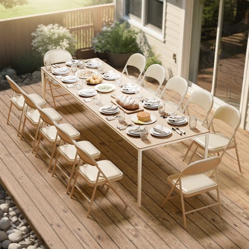 6 Pack Gray Folding Chairs with Padded Cushion and Steel Frame W552