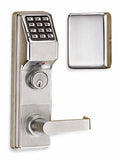 Electronic Lock, Satin Chrome, 12 Button Q186