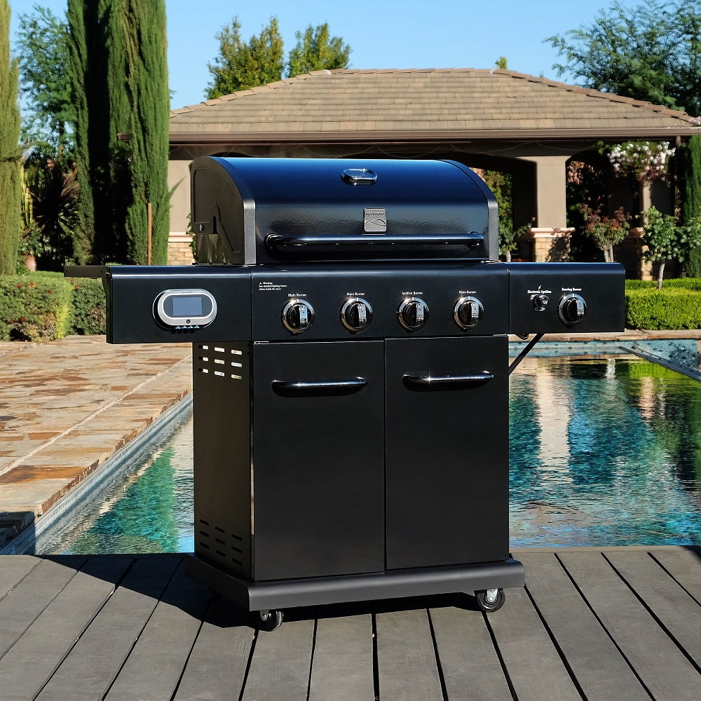 4-Burner Gas Grill with Side Burner W582