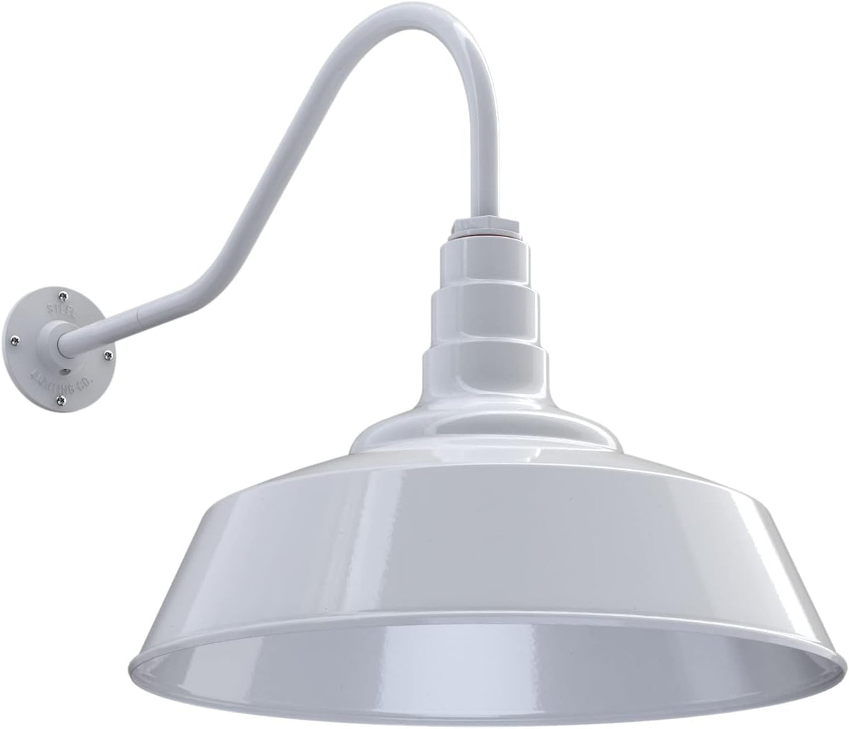 Black 20 inch Dome Barn Light S129