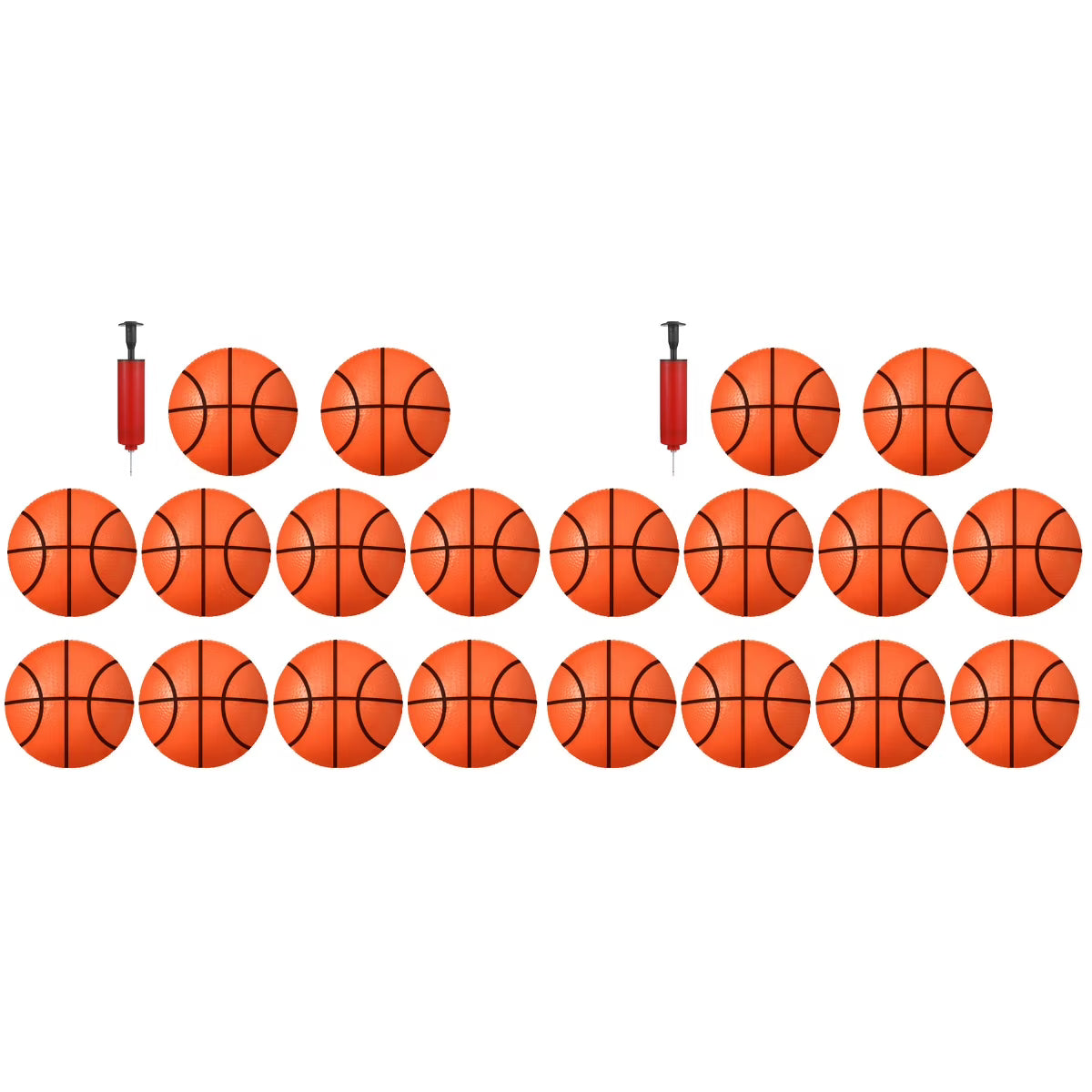 2 Sets Plastic Basketball Toys I48595