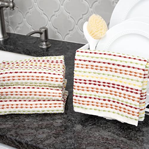 Red-Green 4 Towel Set H39001