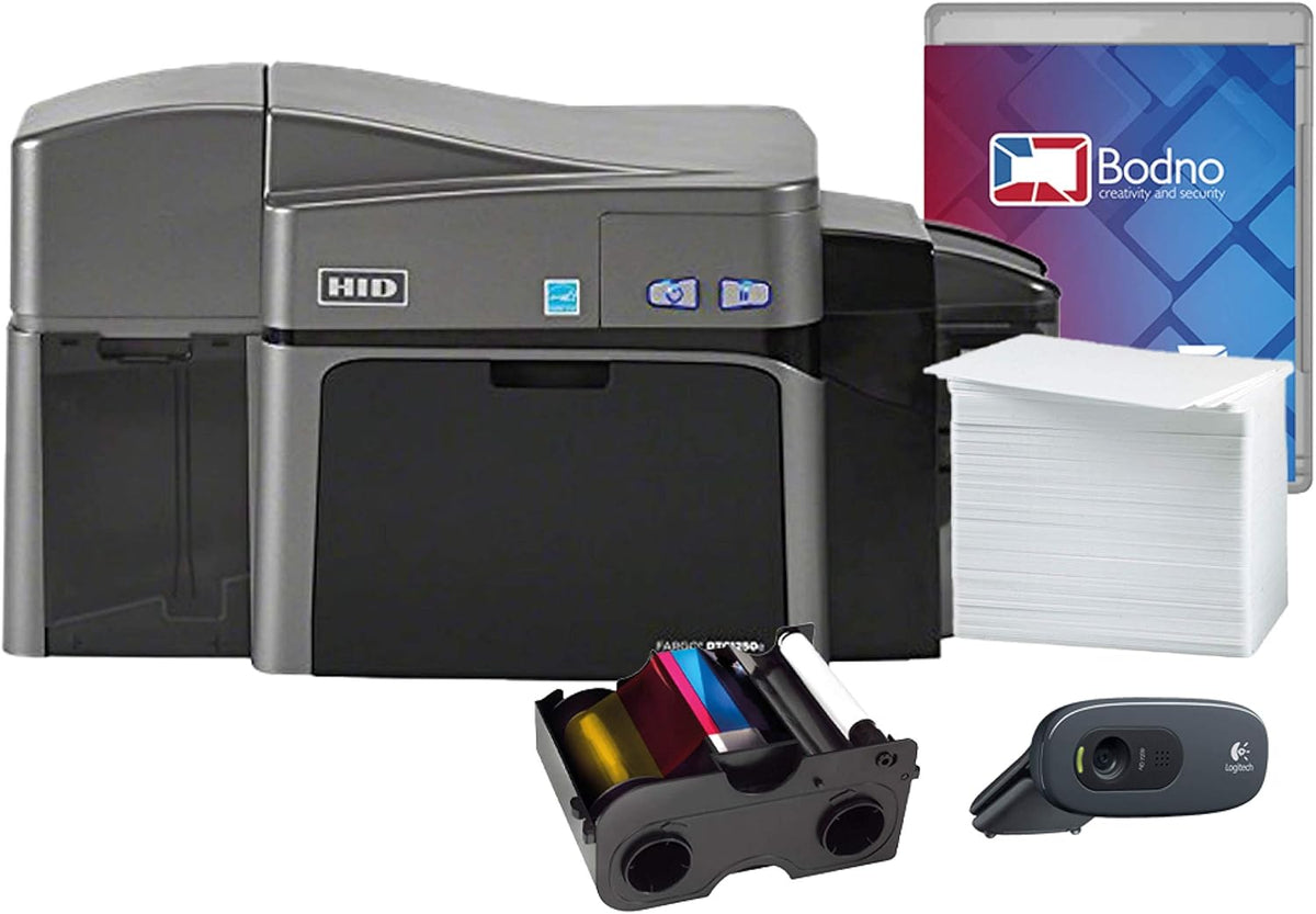 Dual Sided ID Card Printer with Software H89610