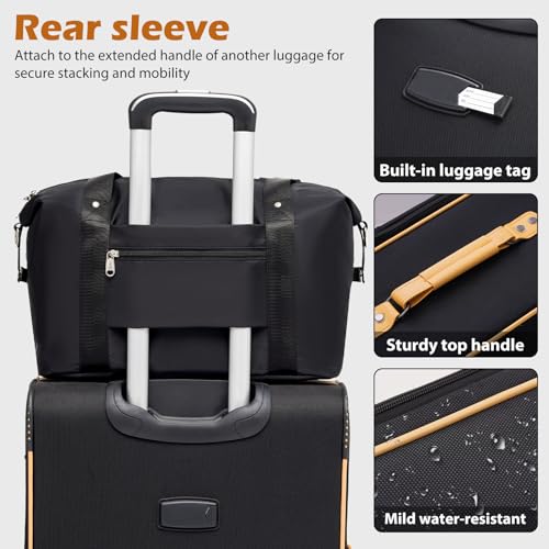 4 Piece Set Expandable Spinner Softshell Luggage W4252