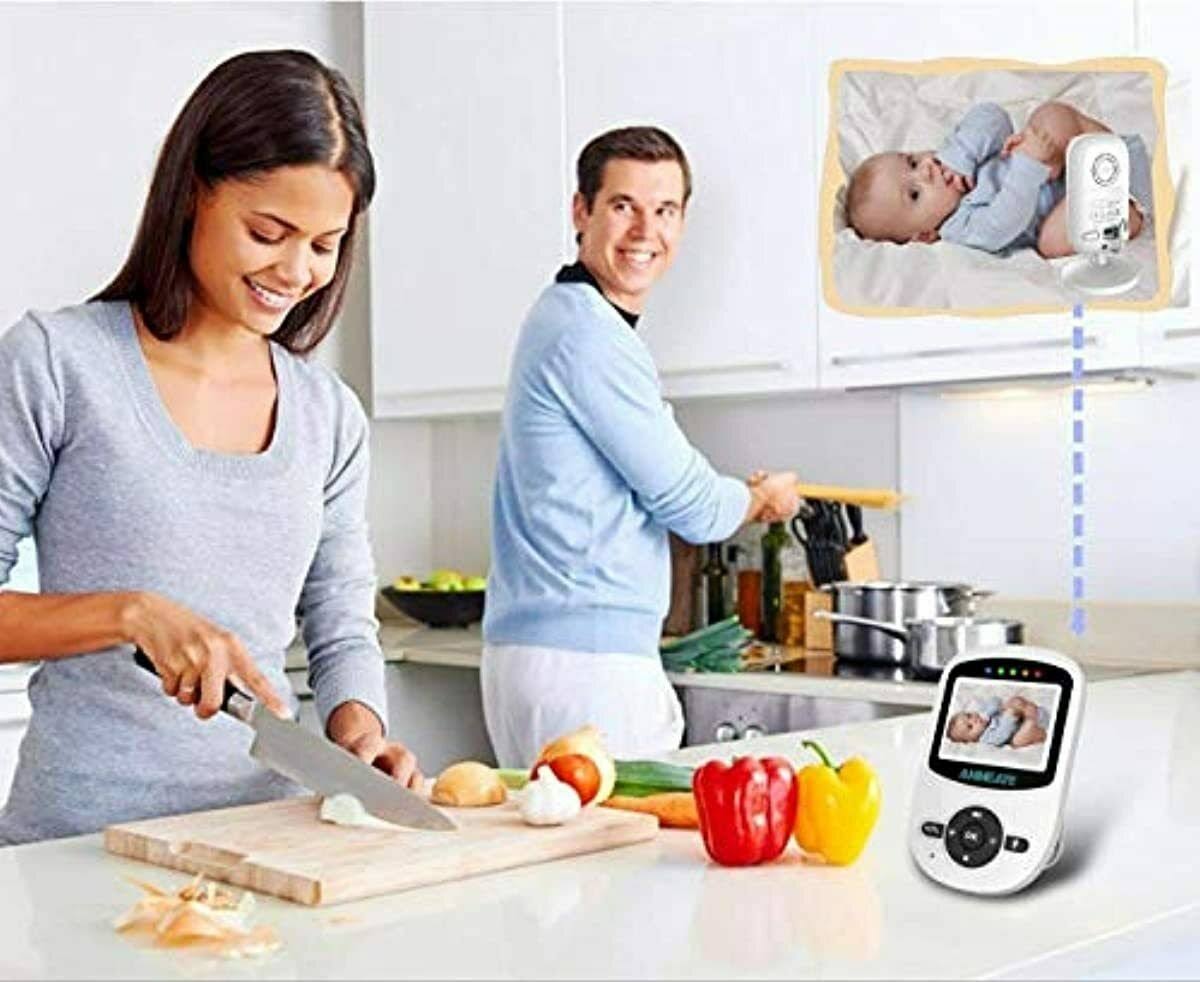 Digital 2.4GHz Wireless Video Baby Monitor with Camera M8017
