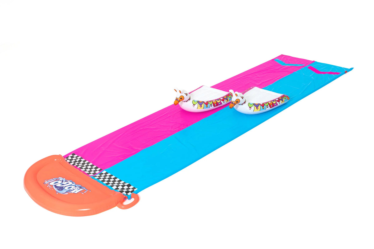 16' Double Race Water Slide with Two Surf Riders S626
