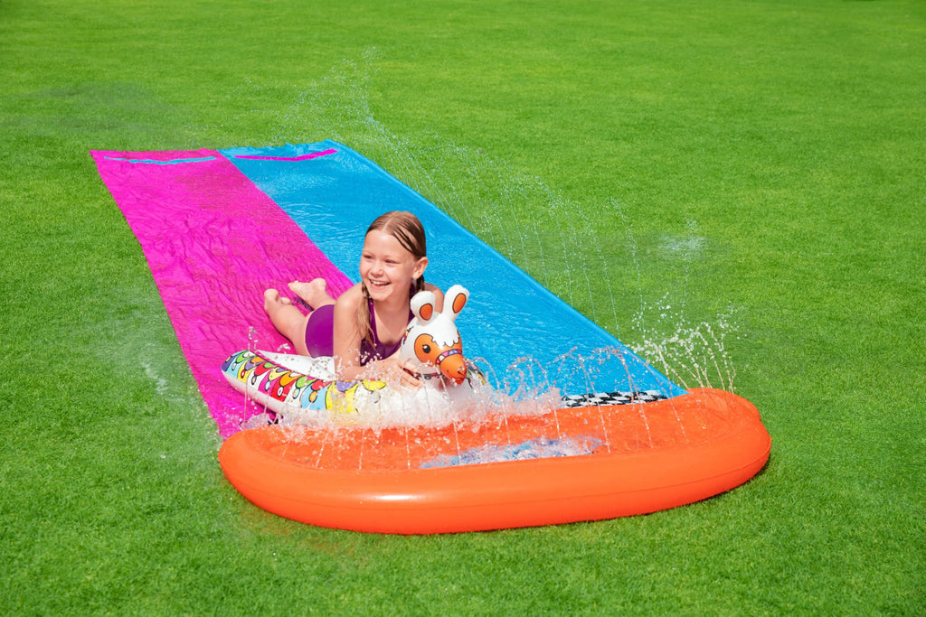 16' Double Race Water Slide with Two Surf Riders S626