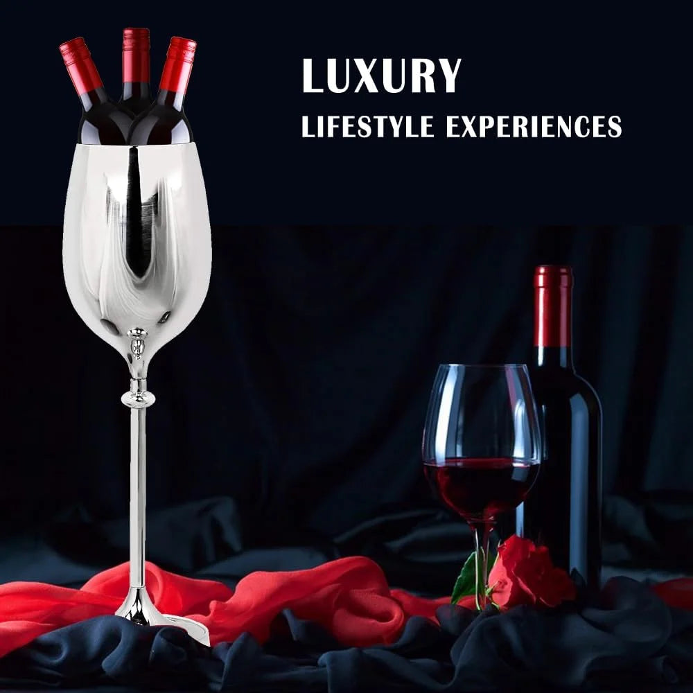 Champagne Glass Aluminum Wine Chiller Ice Bucket H803791